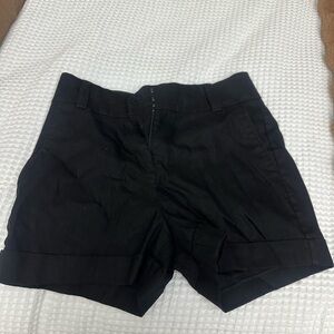 Express Black Tailored Cuffed Shorts